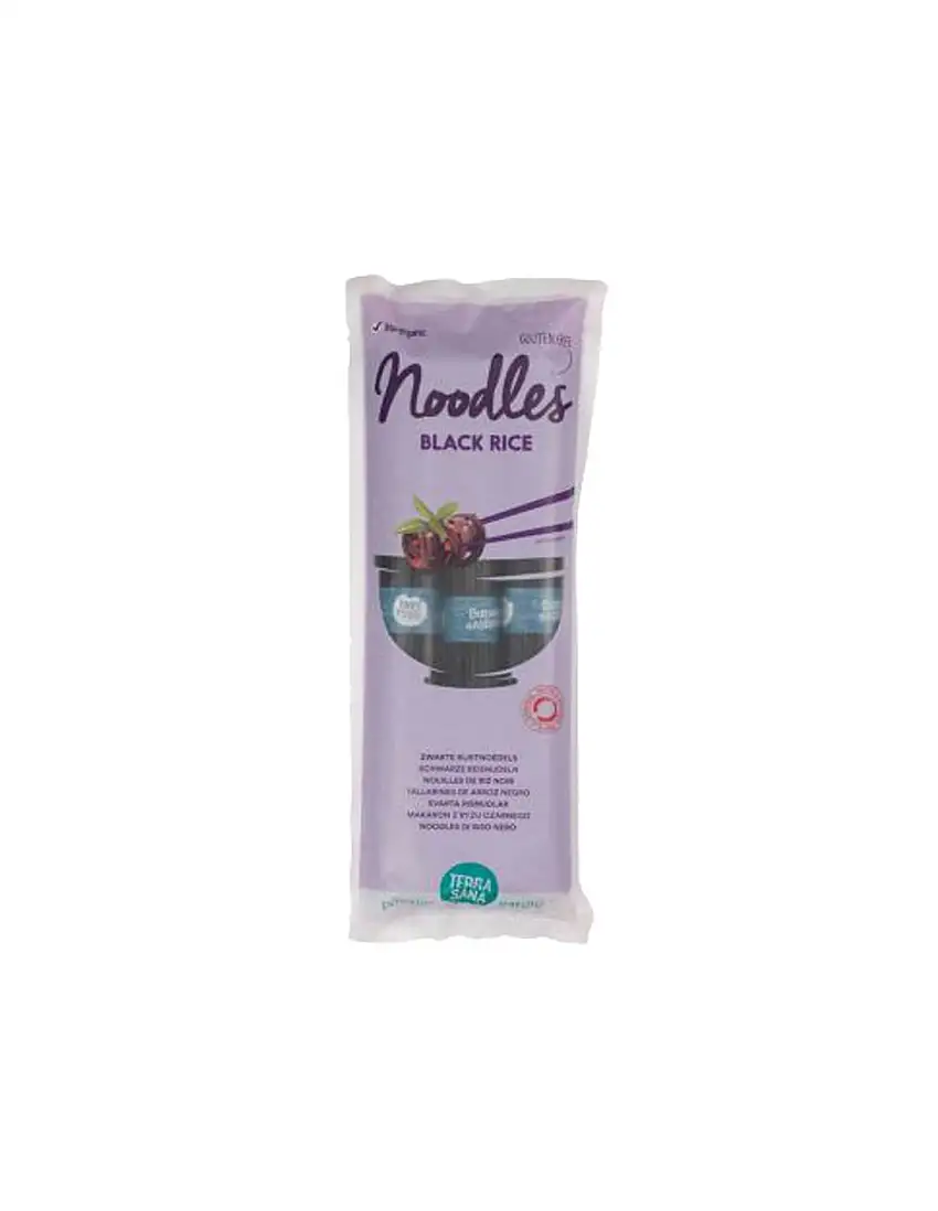 Noodles arroz negro Terrasana 250g