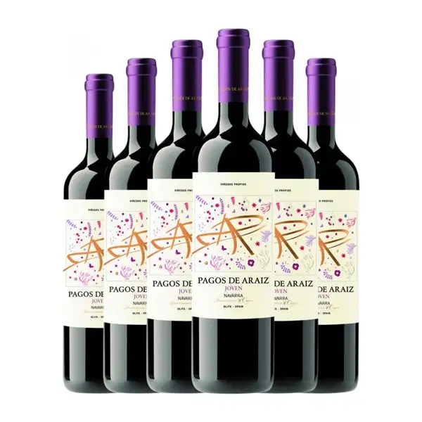 Pagos de Aráiz Navarra Joven 75 cl Vino Tinto (Caja de 6 unidades)