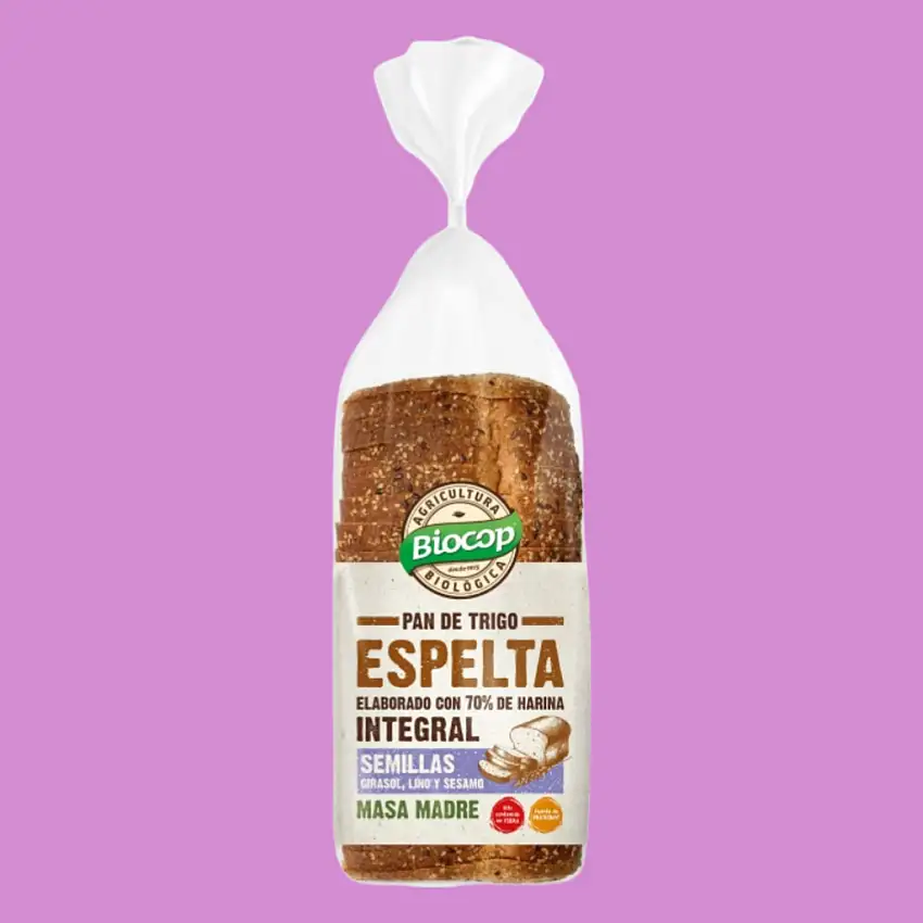PAN MOLDE ESPELTA INTEGRAL SEMILLAS ECO