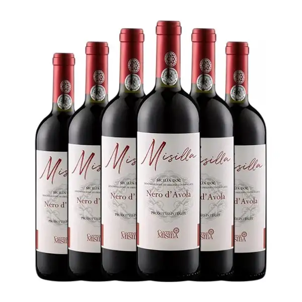 Paolini Misilla Nero d'Avola Terre Siciliane 75 cl Vino Tinto (Caja de 6 unidades)
