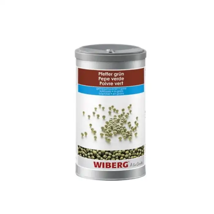 Pimienta verde en grano liofilizada Wiberg 215g