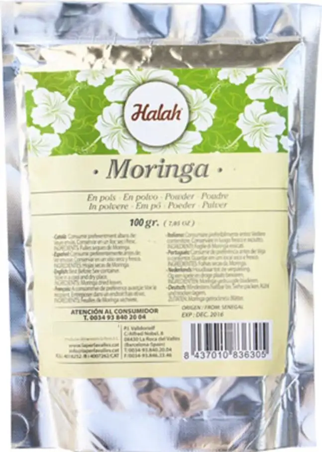 Polvo De Hojas De Moringa 15X 100Gr
