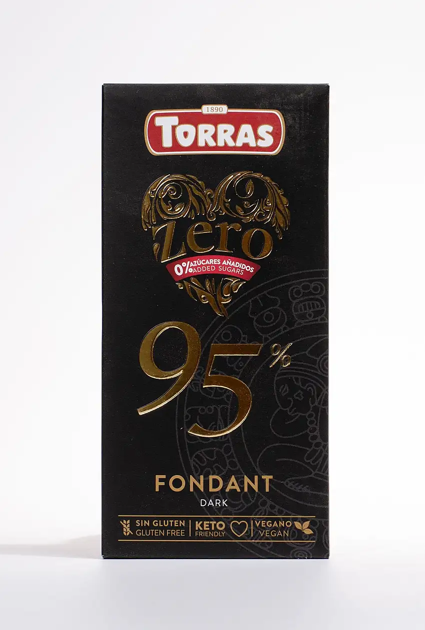 Chocolate Fondant Zero 95% Cacao Torras 100g