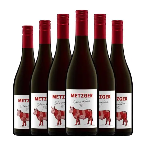 Uli Metzger Schmuckstück Pfälz 75 cl Vino Tinto (Caja de 6 unidades)