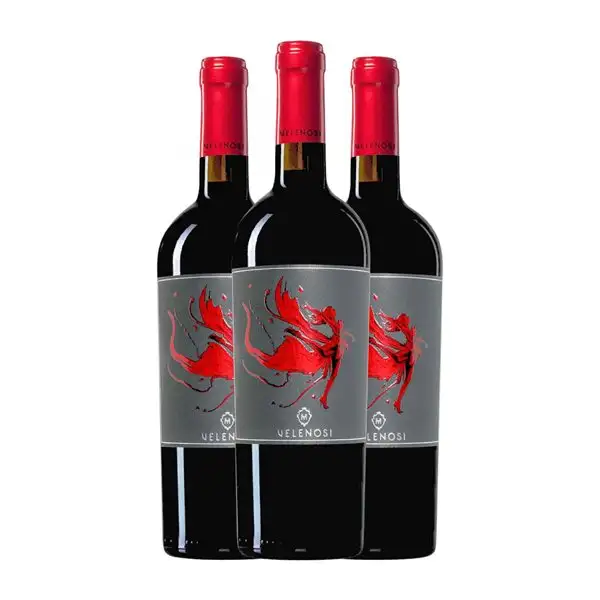 Velenosi Ninfa Primitivo Rosso Piceno 75 cl Vino Tinto (Caja de 3 unidades)