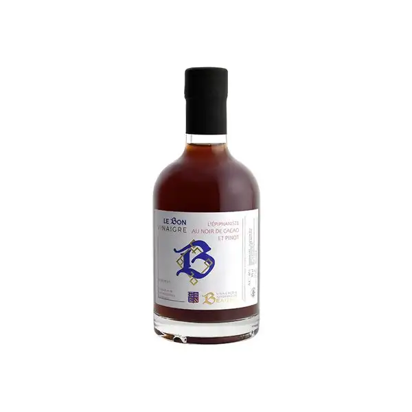 Vinagre L'Epiphaniste au Noir de Cacao y Pinot 35cl Vinaigrerie Artisanale de Beaune - Le Bon Vinaigre