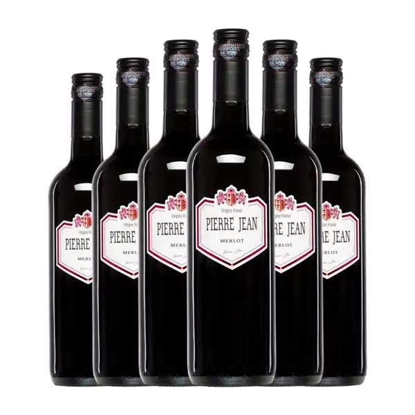 Yvon Mau Pierre Jean Merlot Seco Languedoc 75 cl Vino Tinto (Caja de 6 unidades)