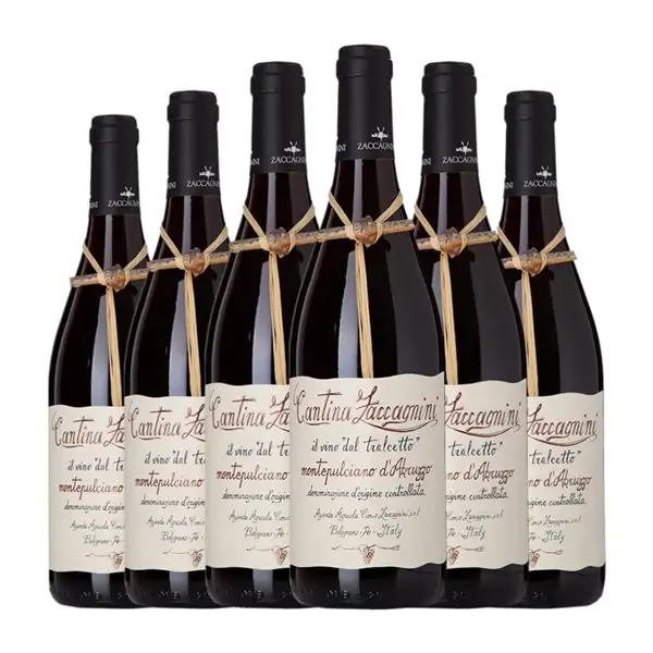 Zaccagnini Montepulciano d'Abruzzo Crianza 75 cl Vino Tinto (Caja de 6 unidades)
