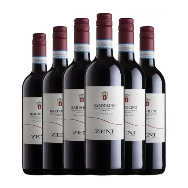 Zeni Bardolino Classico — Clásico 75 cl Vino Tinto (Caja de 6 unidades)