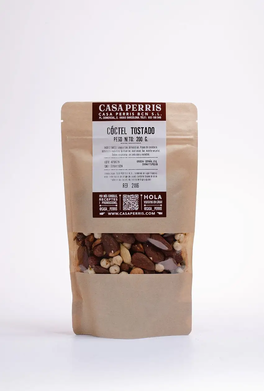 Cóctel frutos secos tostado 400g