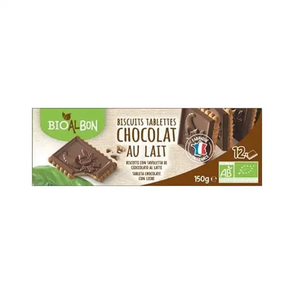 Galletas tableta chocolate con leche ECO