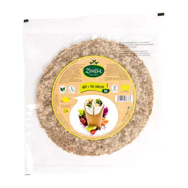 Wrap trigo sarraceno sin gluten 120g ECO