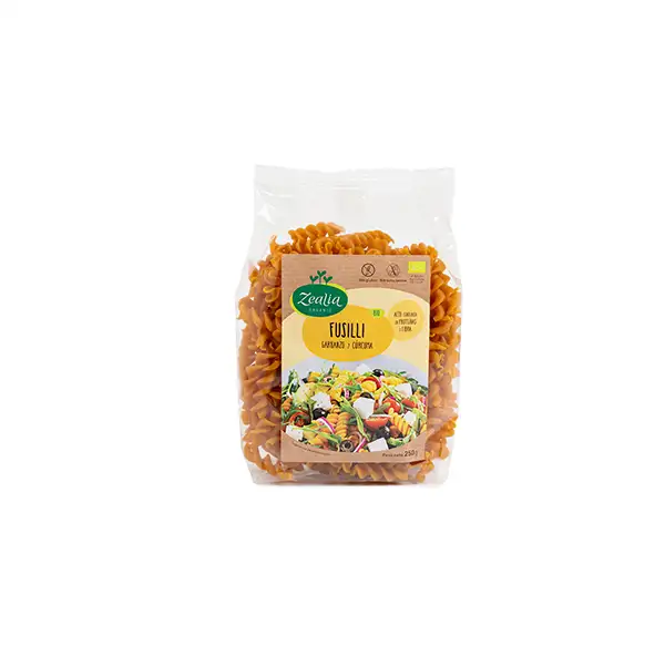 Fusilli de garbanzo y cúrcuma ECO