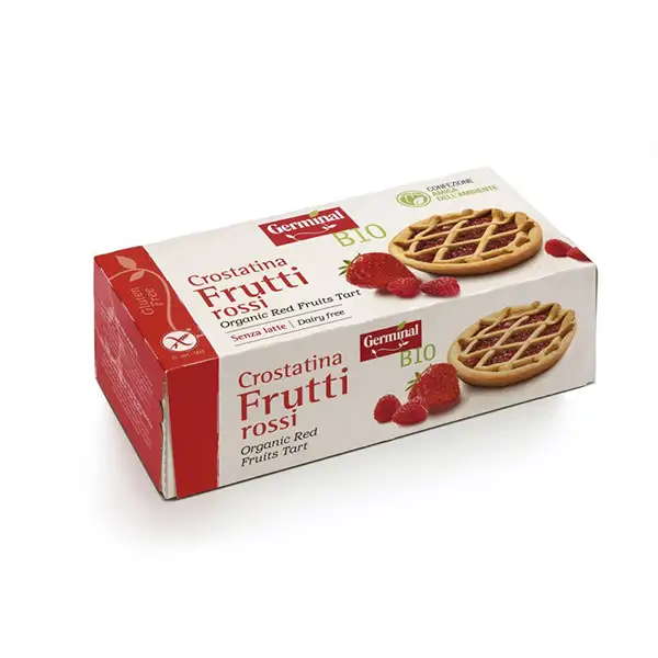 Tartaleta frut roj s/g 200g ECO