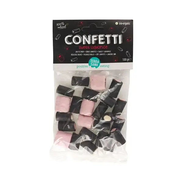 Regaliz confetti 100g ECO