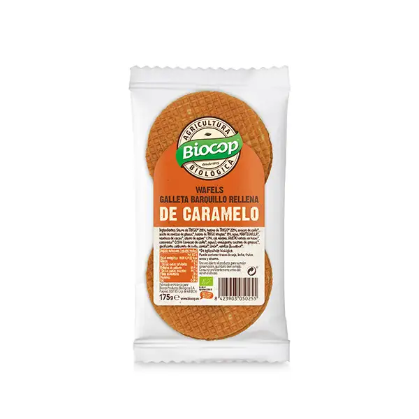 Wafles con caramelo 120g ECO