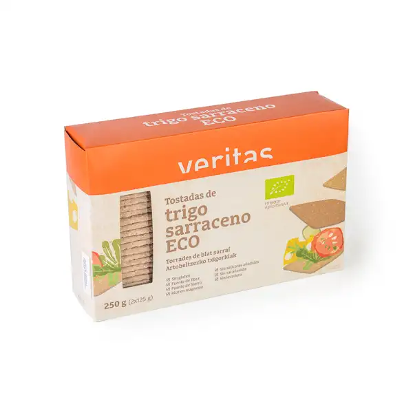 Tostada sarraceno sin sal 250g ECO