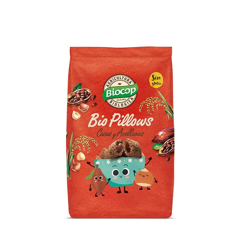 Cereal Biopillows de Cacao Avellana s/g ECO