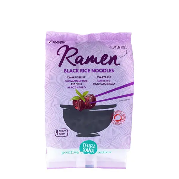 Fideos Ramen Arroz Negro 280g ECO