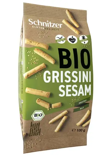 Grissini Sésamo sin gluten 100g ECO