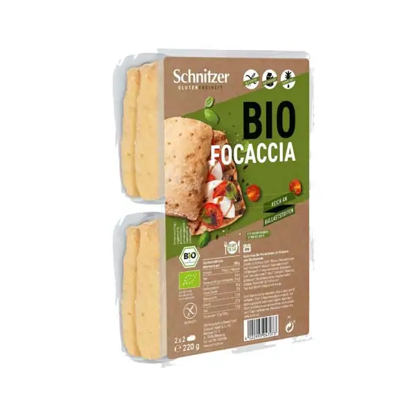 Focaccia Maíz sin gluten 220g ECO