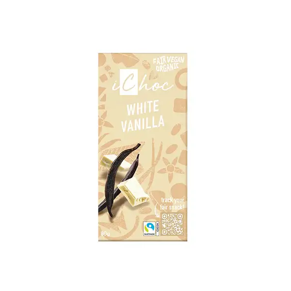 Chocolate blanco vainilla 80g ECO