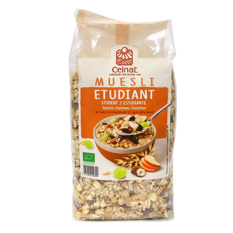 CELNAT - MUESLI DEL ESTUDIANTE 500g BIO