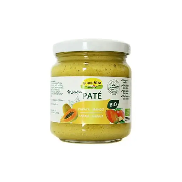 Paté Mousse de Papaya y mango 175gECO