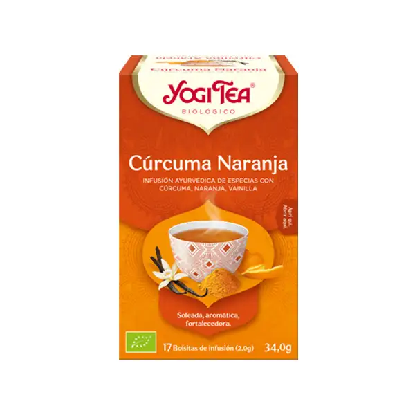Infusión Cúrcuma y naranja 17x1.8g ECO