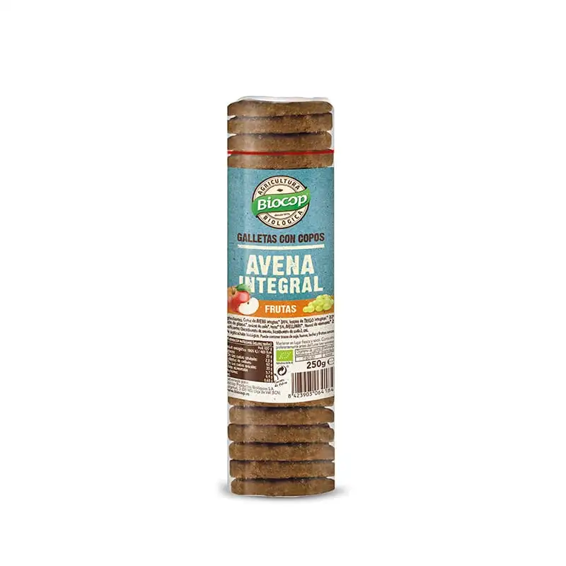 Galleta avena frutas 250g ECO
