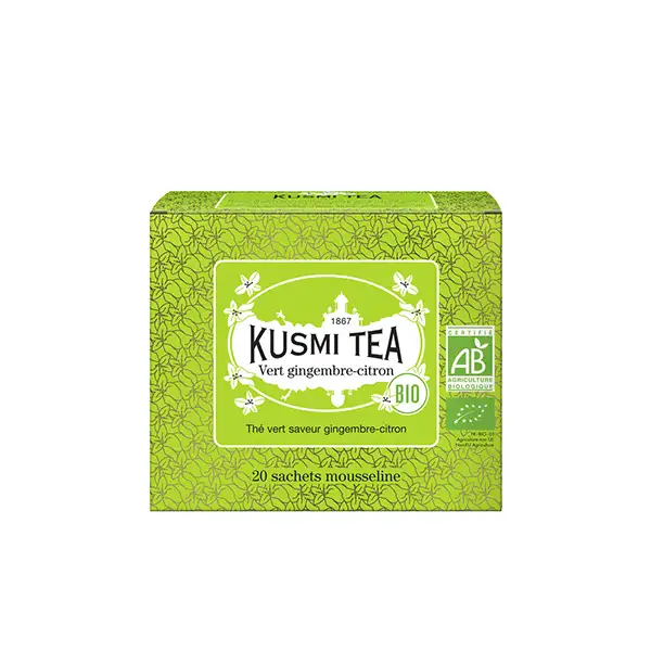 Té verde jengibre limón 20u ECO