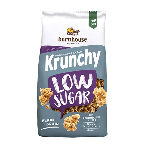 Crunchy avena b azúc 375g ECO