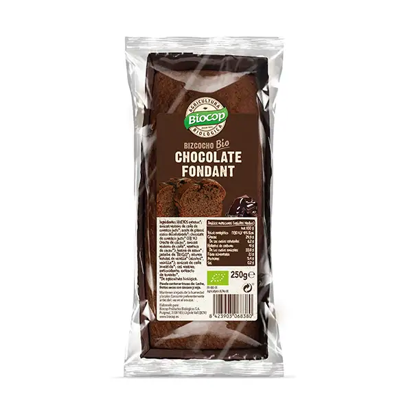 Bizcocho choco fondant 250g ECO
