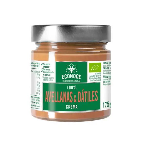 Crema avellana dátil 175g ECO