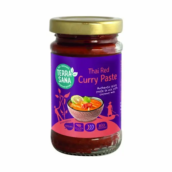 Pasta curry rojo tail 120g ECO