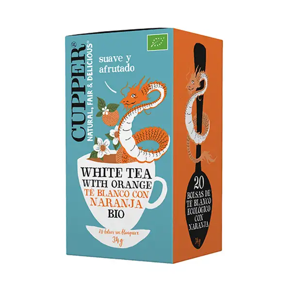 Te blanco naranja 20u ECO