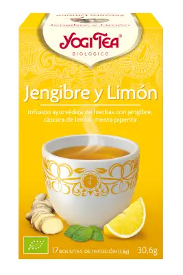 YOGI TEA - JENGIBRE Y LIMON BIO