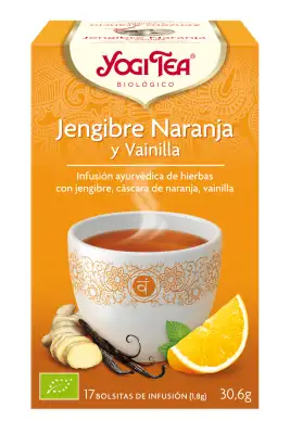 YOGI TEA - JENGIBRE NARANJA Y VAINILLA BIO