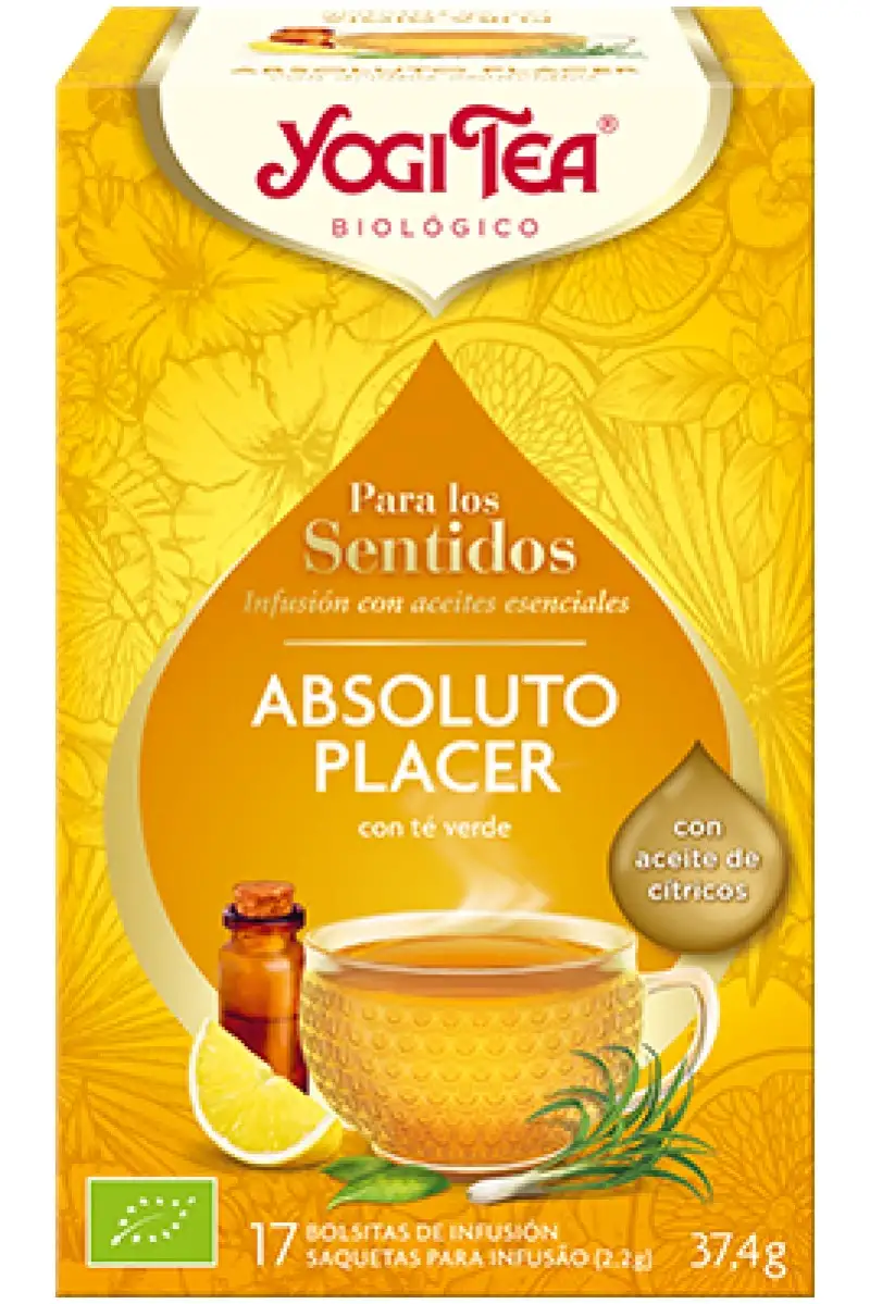 Infusión Absoluto Placer 17 bolsitas BIO Yogi Tea Para Los Sentidos