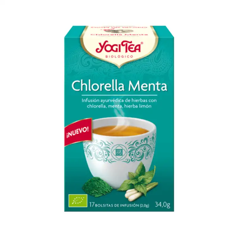 YOGI TEA - CHLORELLA MENTA BIO