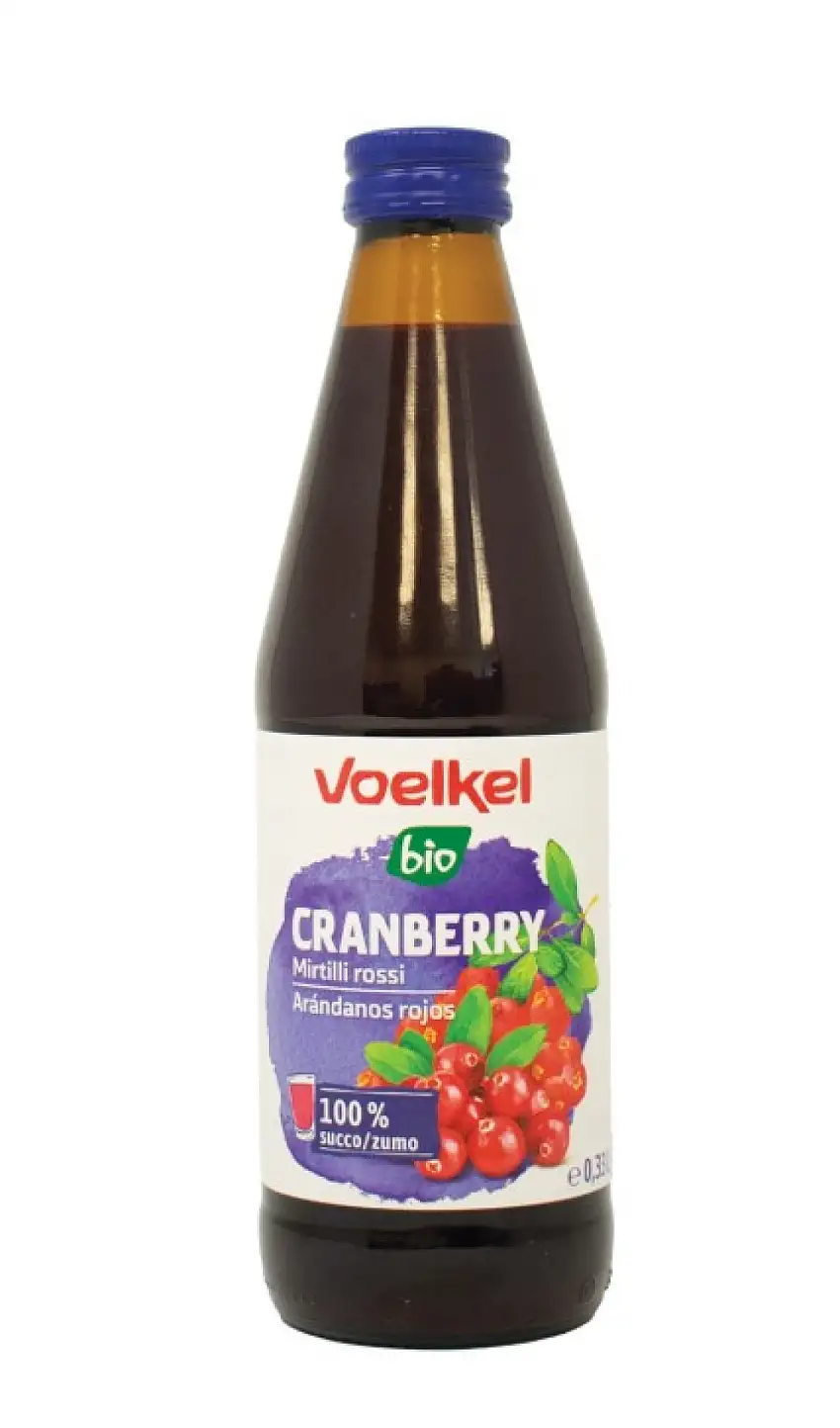 VOELKEL - ZUMO DE ARANDANOS ROJOS 330ml BIO (PROMO)