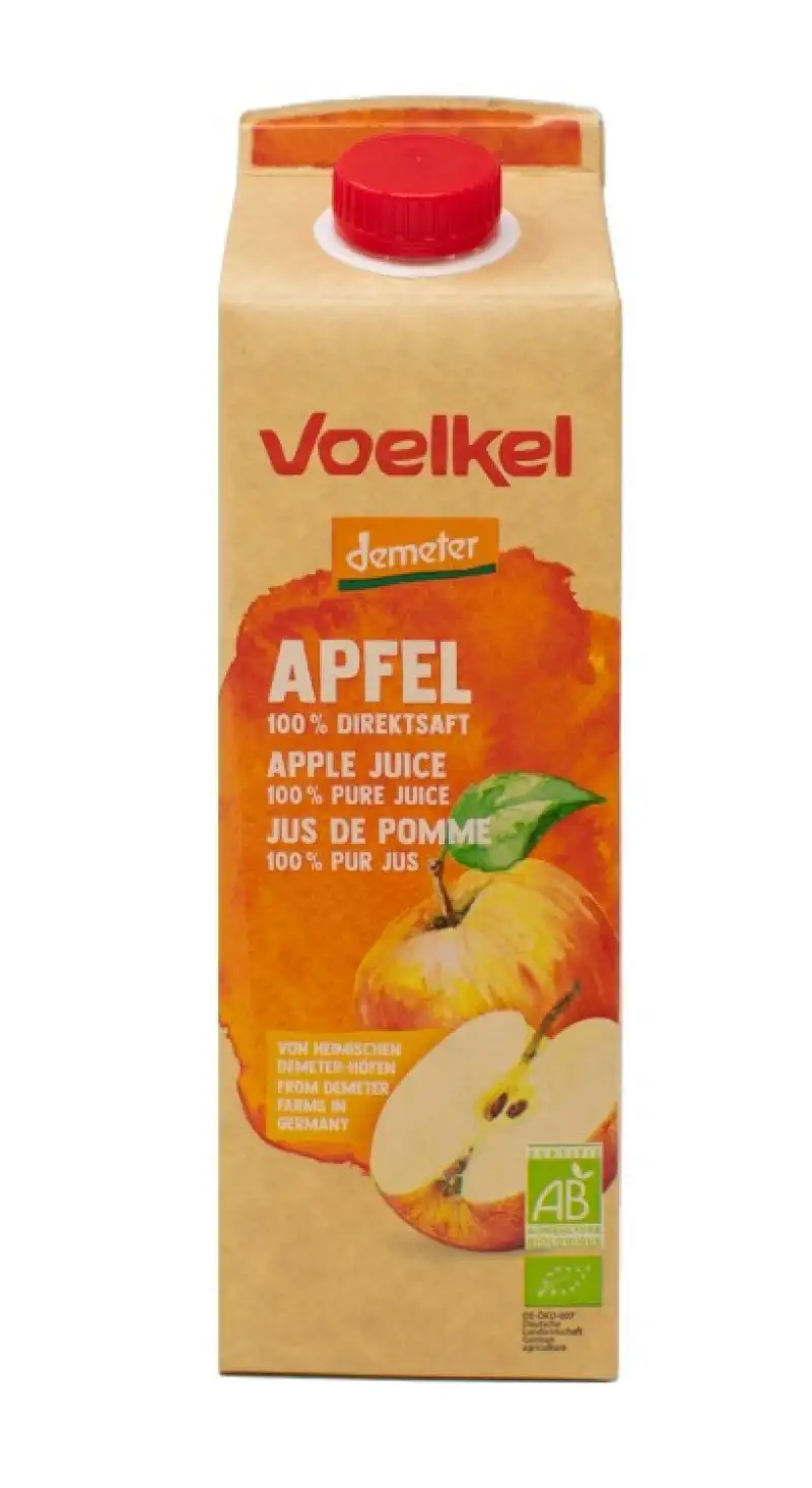 Zumo de manzana Demeter Voelkel 1L | ecológico