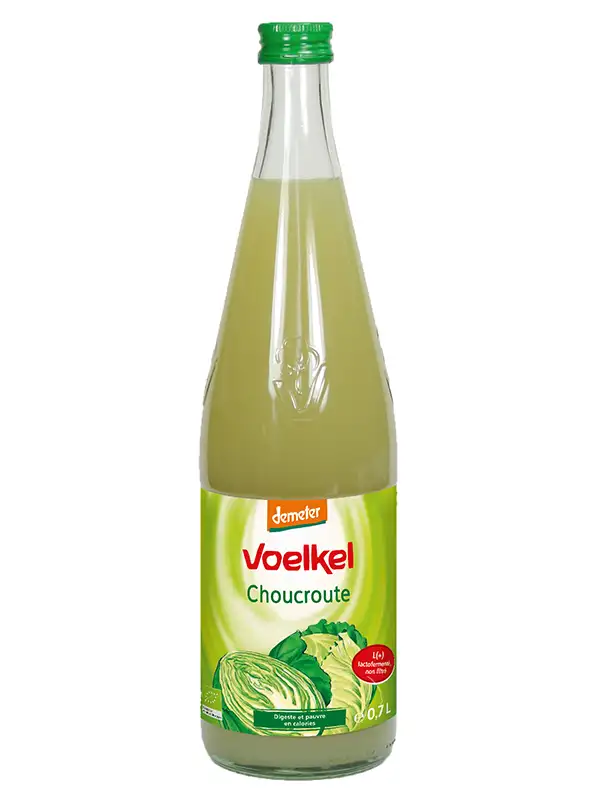 VOELKEL - ZUMO CHUCRUT LACTOFERMENTADO 0,7L DEMETER BIO