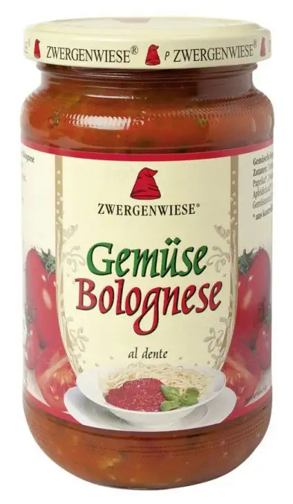 ZWERGENWIESE - SALSA BOLOÑESA VEGANA 350g BIO