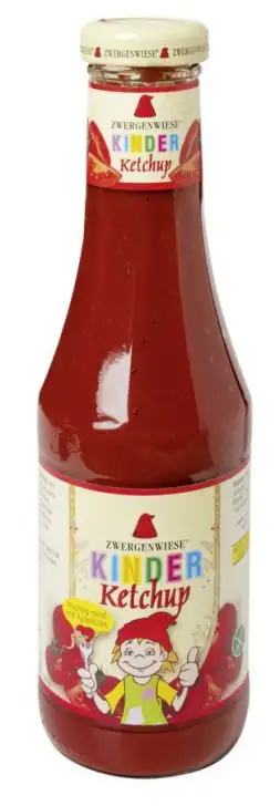 ZWERGENWIESE - VEGAN KETCHUP INFANTIL SIN AZUCAR 500ml BIO