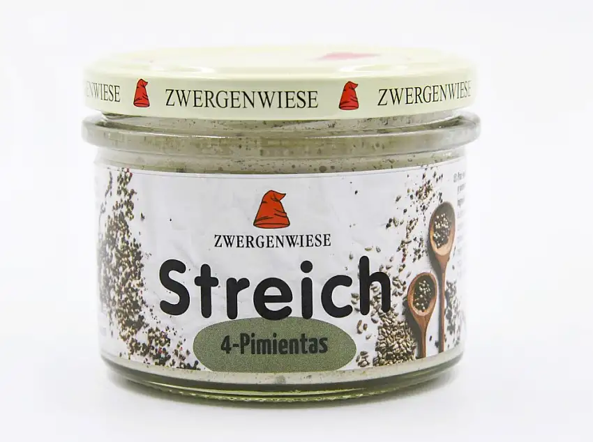 Paté vegano a las 4 pimientas Zwergenwiese 180g | Ecológico