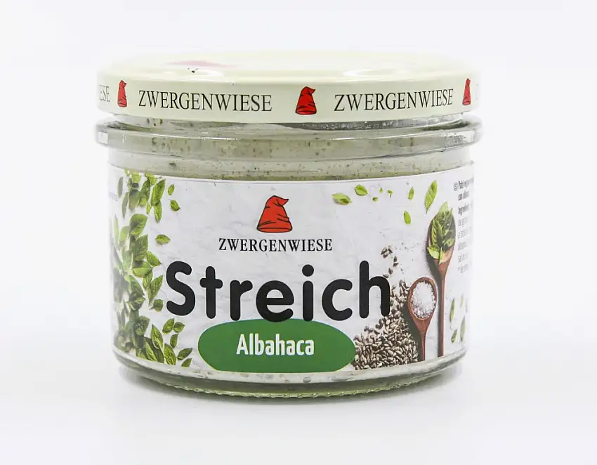 Paté vegano con Albahaca Zwergenwiese 180g | Ecológico
