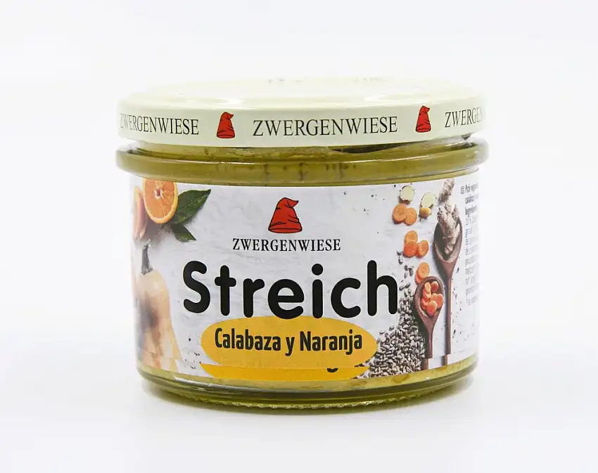Paté vegano con calabaza y naranja Zwergenwiese 180g | ecológico