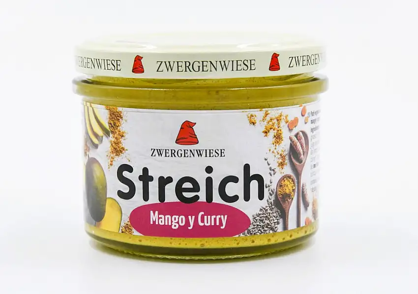 Paté vegano con Mango y Curry Zwergenwiese 180g | Ecológico