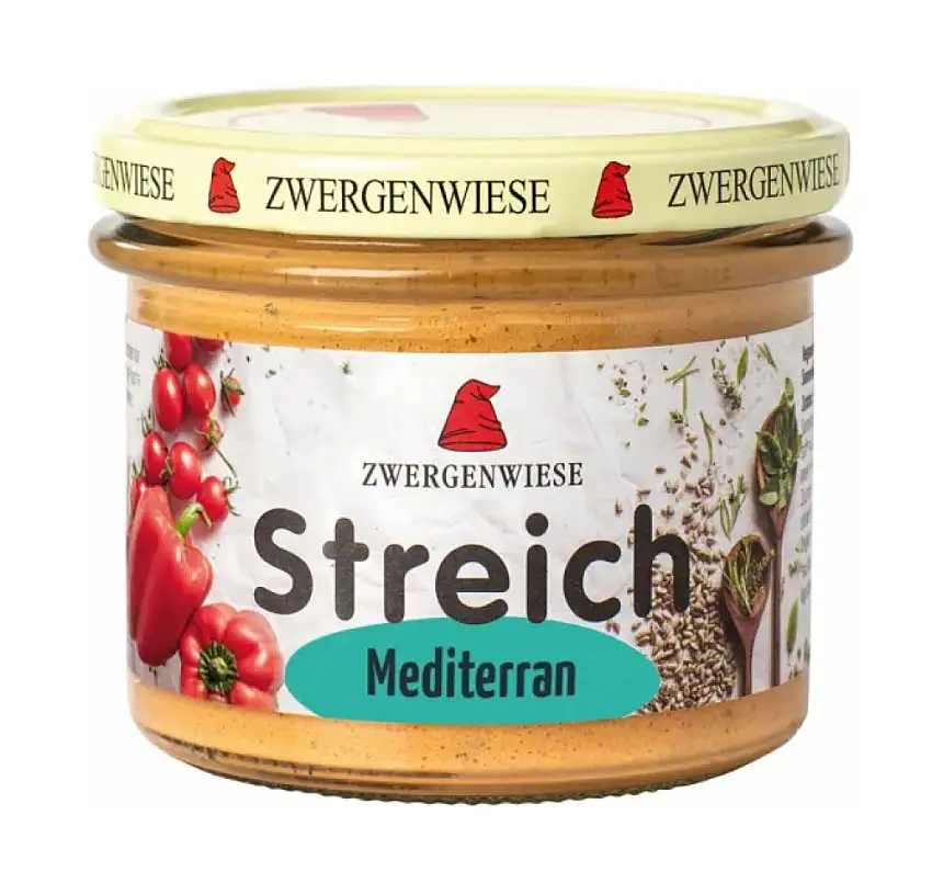 Paté vegano con tomate y pimentón Zwergenwiese 180g | ecológico